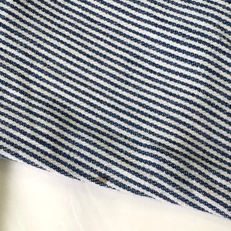 70's～ FIVE BROTHER Hickory Half Zip Shirt Lサイズ USA製