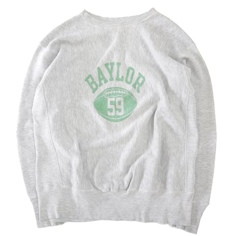 70's CHAMPION RW SWEAT "BAYLOR59" "染み込み" XLサイズ USA製