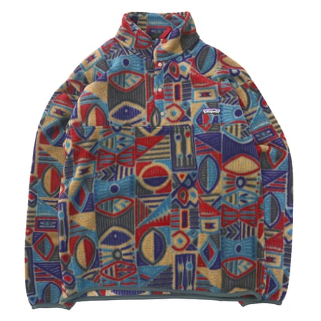 90's Patagonia "Aborigine" Snap T Fleece Jacket Mサイズ USA製