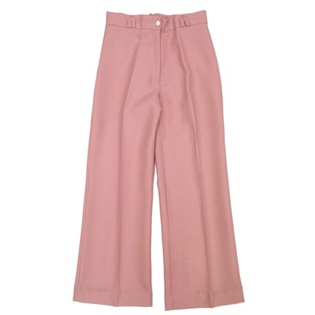 "Women's" 70's～ センタープレス フレア スラックス PINK