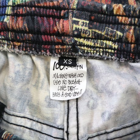 80's OLD STUSSY "宗教柄" Short Pants XSサイズ USA製