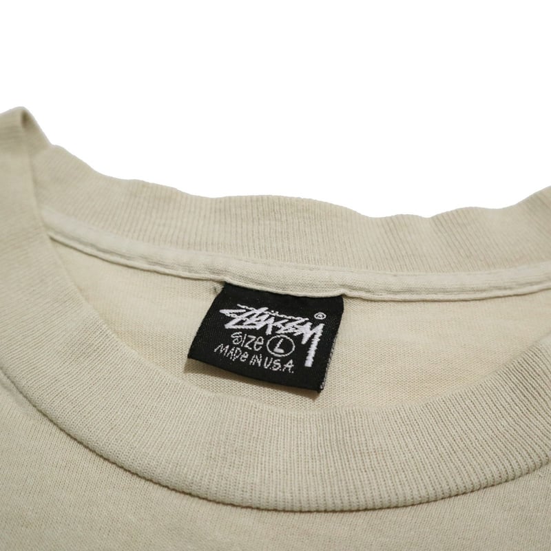 Ｌサイズ90s old stussy CMPRDTOWHAT フォトTシャツ　レア