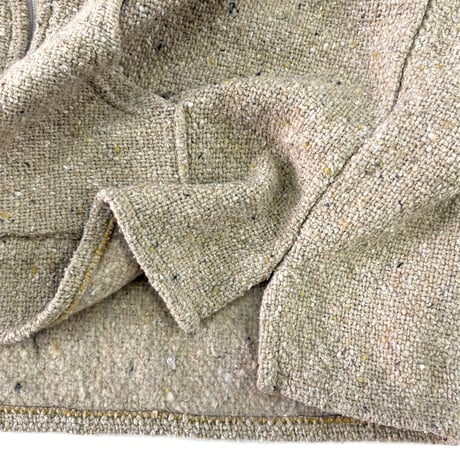 ～00's Baja Billy's "Full Zip" "Solid Beige" Baja Mexican Parka Lサイズ