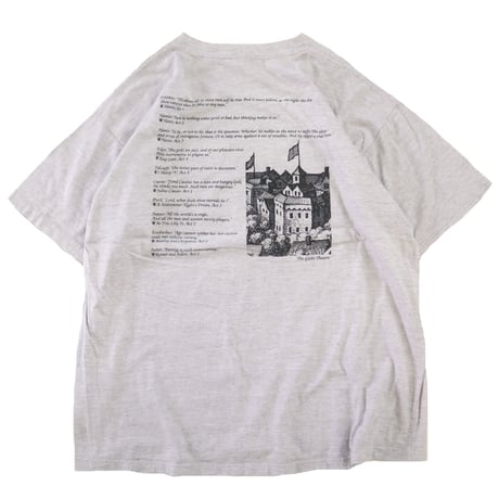 90's～00's unknown "William Shakespeare" 両面 プリント Tシャツ XXLサイズ