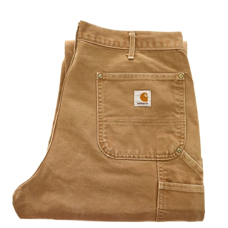 00's Carhartt "Double Knee" Duck Painter Pants USA製 Beige ②