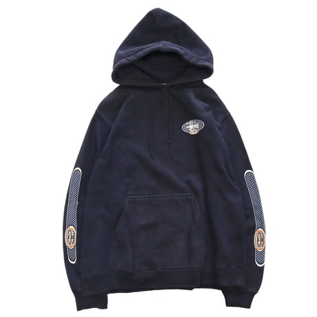 90's～ OLD STUSSY "両面 両袖" Sweat Parka Lサイズ USA製