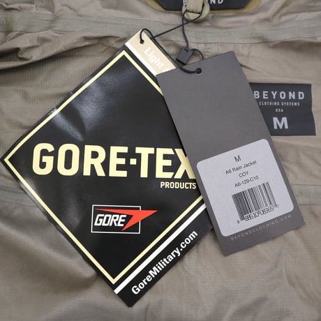 Deadstock Beyond Clothing "Gore Tex" A6 Rain Jacket Coyote Mサイズ USA製