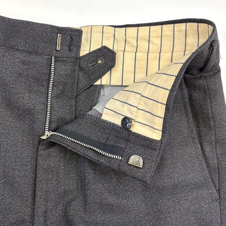 unknown 1tuck Wool Stripe Slacks (fits W30)