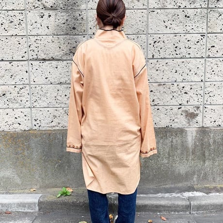 "Women's" unknown 90's～ コットン 刺繍 チュニック ワンピース