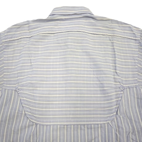 COMME des GARCONS SHIRT "切り替え" ストライプ シャツ Mサイズ France製