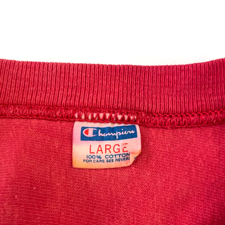 "Rare" 70's CHAMPION "Solid" Football Tee Lサイズ USA製
