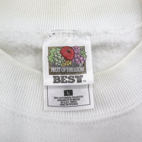 90's Fruit of the loom "Dennis Rodman" プリント スウェット Lサイズ