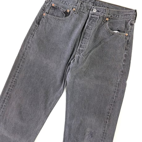 90's Levi's 501 "先染め" Black Denim Pants W34 USA製