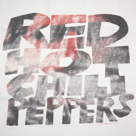 90's giant "RED HOT CHILI PEPPERS" 両面 プリント Tシャツ XLサイズ