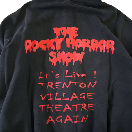 90's～ "The Rocky Horror Show" 両面 プリント フルジップ パーカー