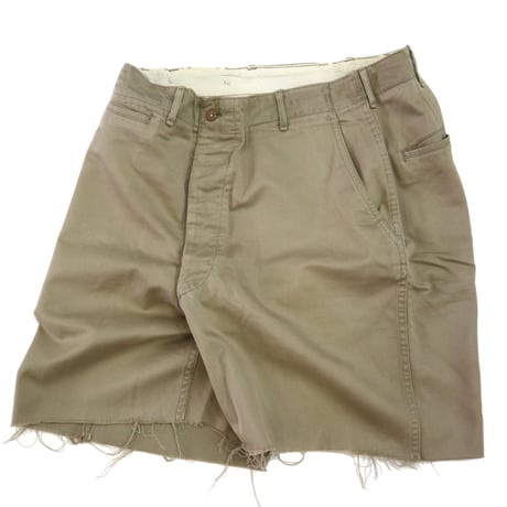 40's～ US ARMY "M-45" "Cut Off" Cotton Chino Trousers