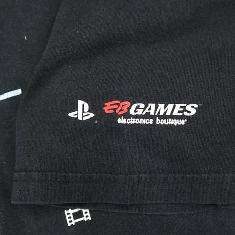 00's GILDAN "PSP" 袖プリント Tシャツ BLACK XLサイズ