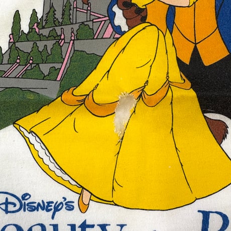 90's Disney "Beauty and the Beast" Tシャツ Lサイズ USA製
