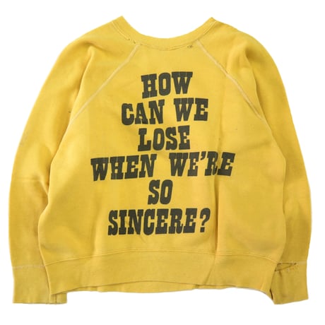 ～70's SPRUCE "Charlie Brown" 両面 染み込み プリント スウェット