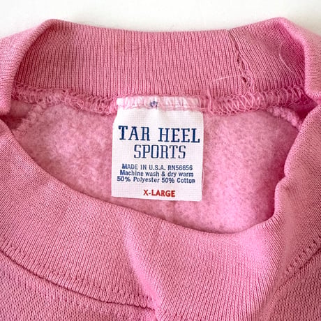 Deadstock 80's Tar Heel Sports Solid Sweat XLサイズ USA製