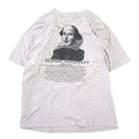90's～00's unknown "William Shakespeare" 両面 プリント Tシャツ XXLサイズ