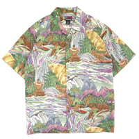 90's Patagonia "Pataloha" "Menu" Shirt Mサイズ