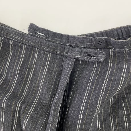 "Women's" ～00's Ann Taylor Loft "Set Up" Pin Stripe Linen Shirt Short Pants USA製