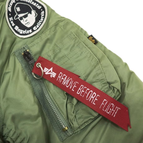 25周年記念 STUSSY×Fragment Design×UNDEFEATED×Alpha MA-1 Jacket Mサイズ