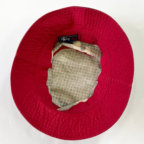90's OLD STUSSY "Camouflage" Bucket Hat L/XL TAIWAN製