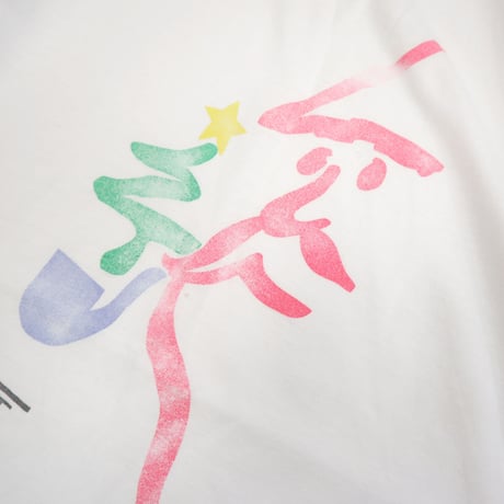 90's NET WORKS "サンタクロース" プリント Tシャツ White