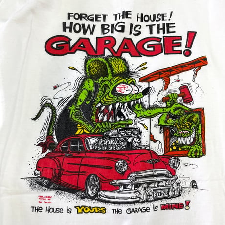～90's Local Motion "RAT FINK" 両面 プリント Tシャツ 2XLサイズ