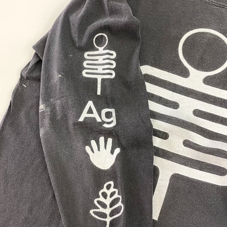 90's ONEITA "Leaf Long And Prosper" 4面 プリント LS Tシャツ XLサイズ USA製