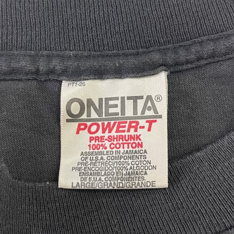 90's～00's ONEITA "DAGO MOB" 両面 プリント Tシャツ Lサイズ