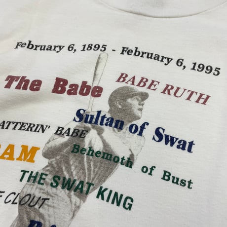 90's Hanes "Babe Ruth" 100th Anniversary Tシャツ Lサイズ USA製
