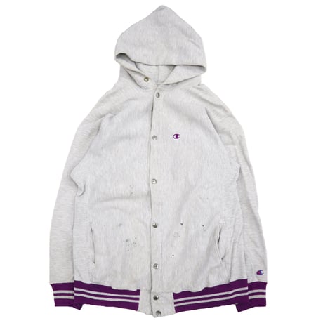 90’s CHAMPION RW "FULL SNAP" SWEAT PARKA XLサイズ USA製