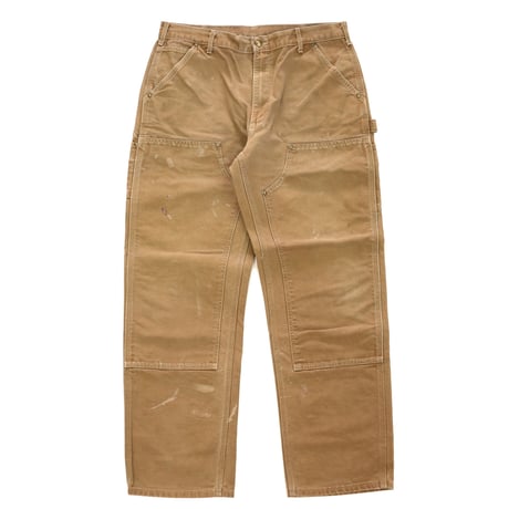 00's Carhartt "Double Knee" Duck Painter Pants USA製 Beige ②