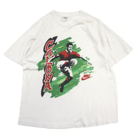 90's NIKE "Eric Cantona" 染み込み プリント Tシャツ Lサイズ IRELAND製