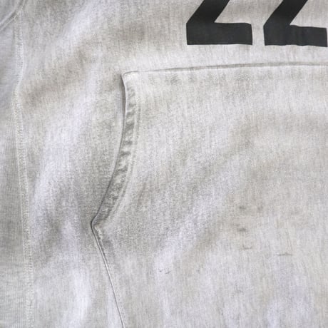 90's CHAMPION RW SWEAT PARKA "WISCONSIN 22" Grey Lサイズ USA製