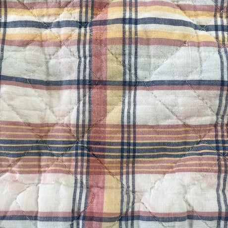 70's～ Modern Juniors Madras Check No Sleeve One Piece