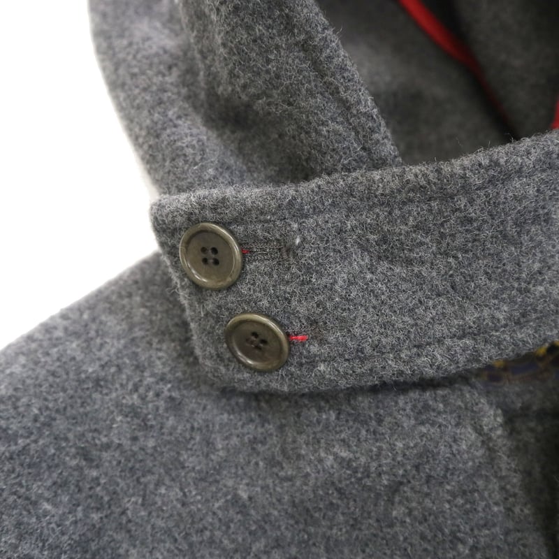 STUSSY×GLOVERALL Wool Duffle Coat GREY Mサイズ ENG