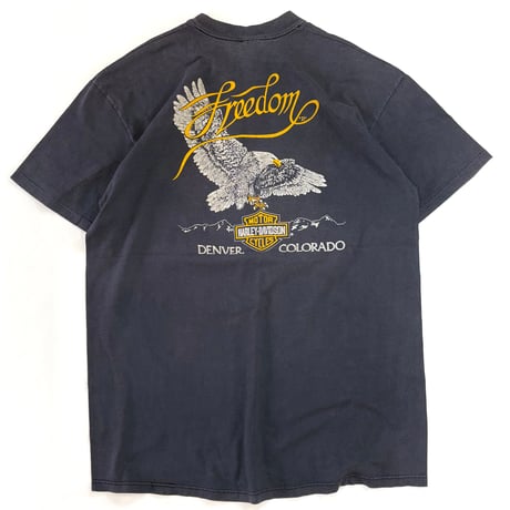 80's Stedman "Harley Davidson" "Budweiser" "両面" Tシャツ XLサイズ USA製