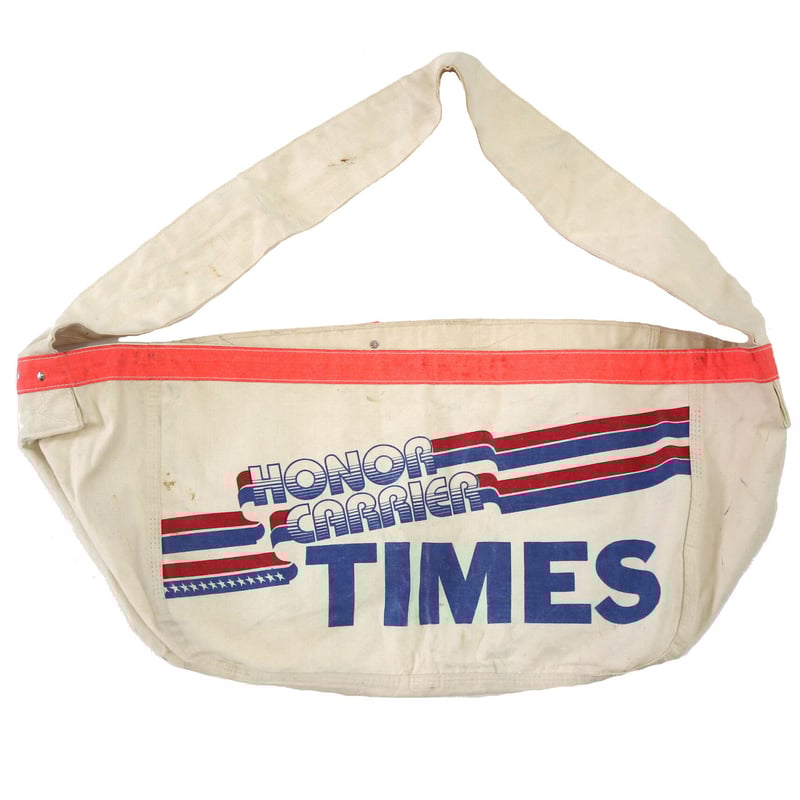 70's~ News Paper Bag