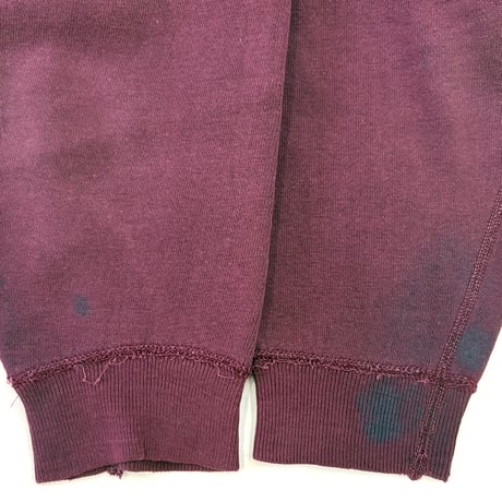 "Big Size" 60's Russell "2tone" "Front V" Sweat XLサイズ USA製