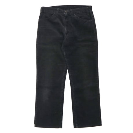 80's Levi's 519 "1558 Black" Corduroy Pants W33 USA製
