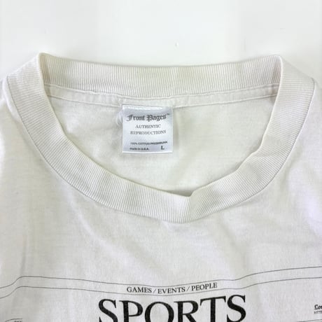 90's "Dennis Rodman" "Los Angeles Times" Tシャツ Lサイズ USA製