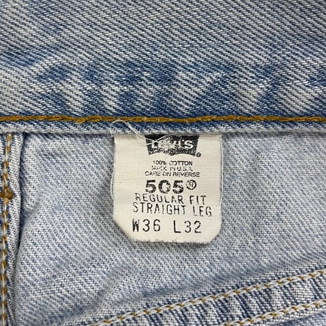 00's Levi's 505 "Crash" Denim Pants W36 USA製