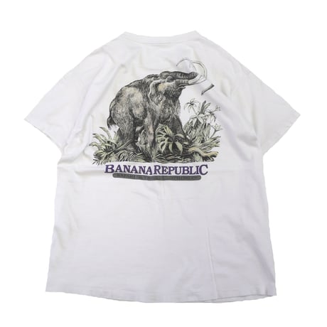 80's～ OLD Banana Republic "Mammoth" Pocket Tee