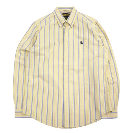 00's Ralph Lauren "RUGBY" Oxford Stripe BD Shirt Lサイズ