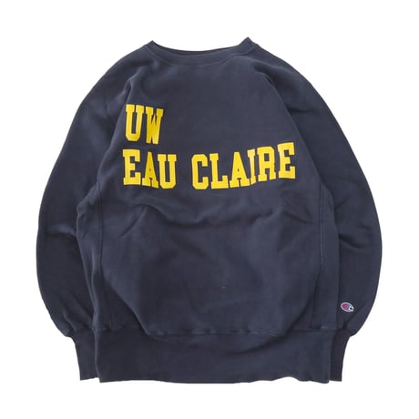 90's CHAMPION RW SWEAT "UW EAU CLAIRE" Lサイズ USA製