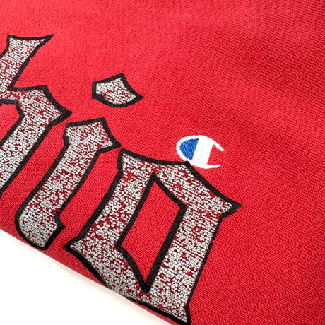 90's CHAMPION RW SWEAT "目刺繍" "OHIO STATE" Lサイズ USA製